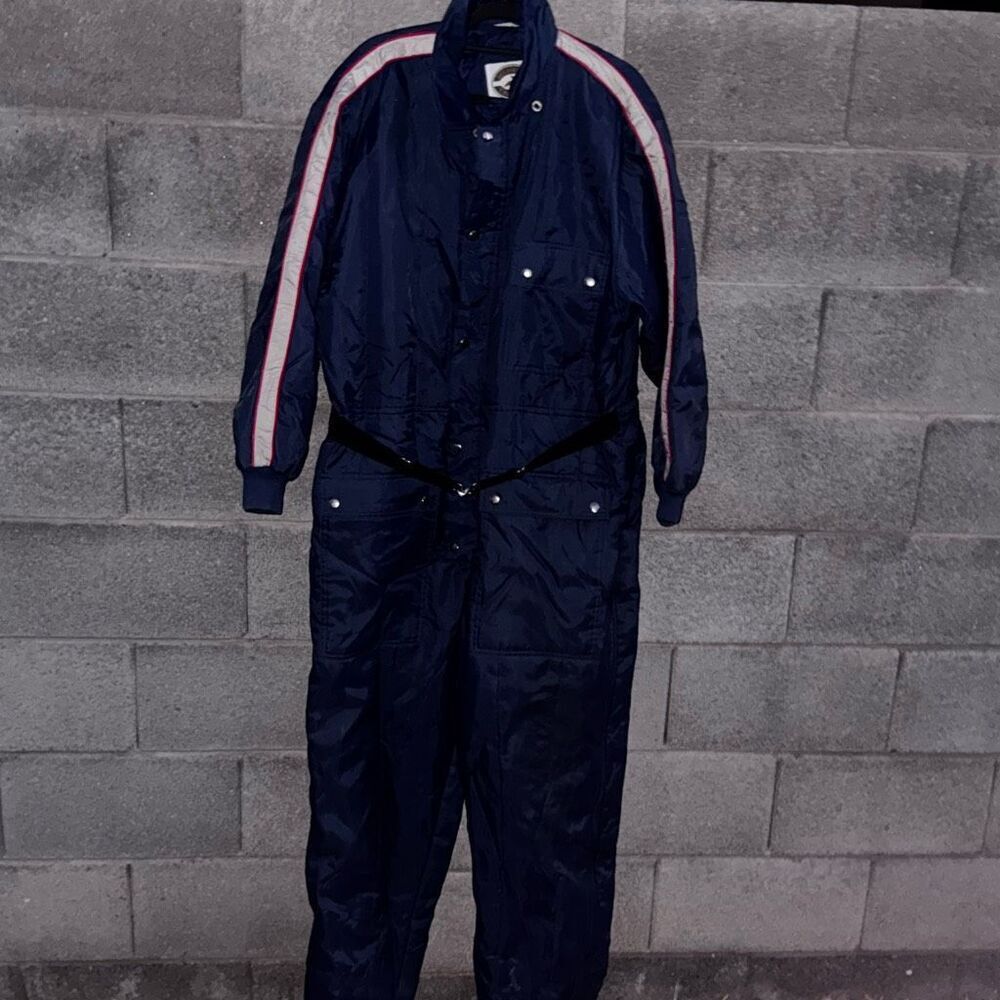 Vintage MIDWEST TRADERS Overalls Coveralls Snowsuit Large XL XXL